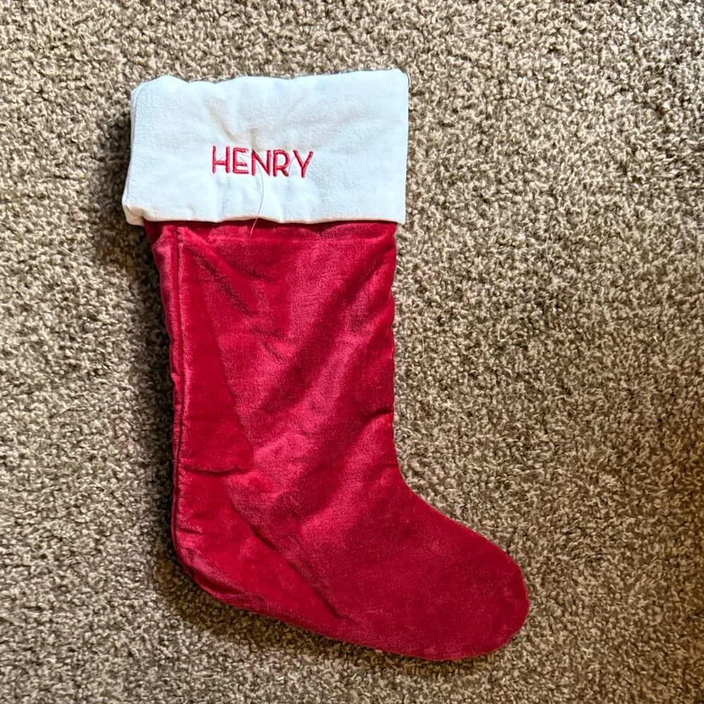 Pottery Barn Henry Stocking